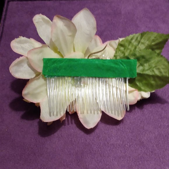 🌹Handmade🌹 Pin Up - Flower Hair Comb-22 - Picture 2 of 2